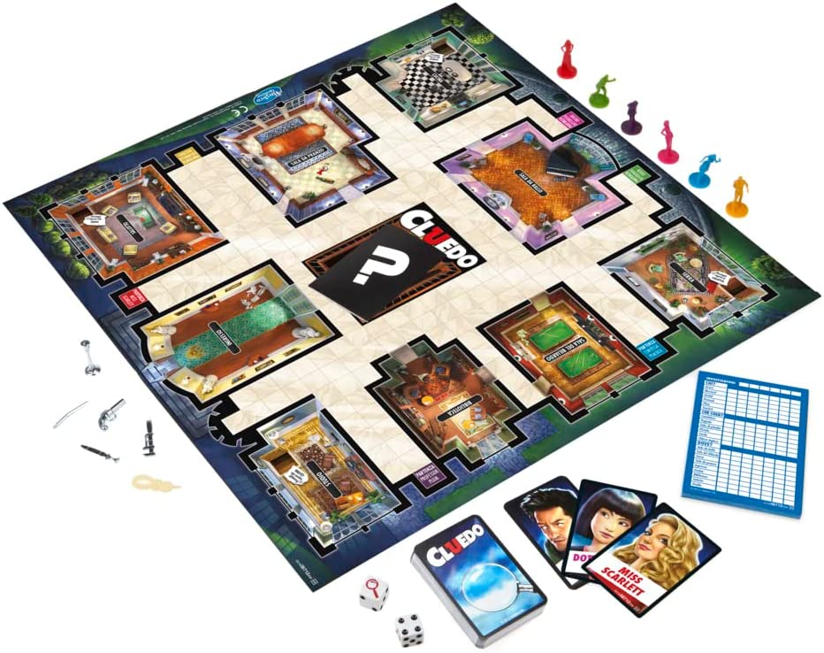 www.giocheriamagicworld.it Nel gioco da tavolo Cluedo Caccia All'Impostore,  bisogna mentire per arrivare alla verità. I giocatori utilizzano le  carte, By Giocheria Magic World