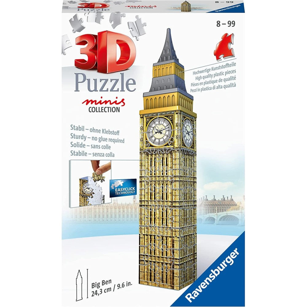 Mini Big Ben - Puzzle 3D – Giocheria Civitanova Marche