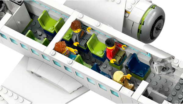 LEGO City 60367 Aereo Passeggeri, Modellino di Aeroplano Giocattolo da  Costruire con 9 Minifigure e Veicoli dell'Aeroporto - LEGO - City - Aerei -  Giocattoli