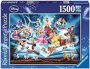 16318 - Puzzle 1500 pezzi - Il magico libro delle fiabe Disney