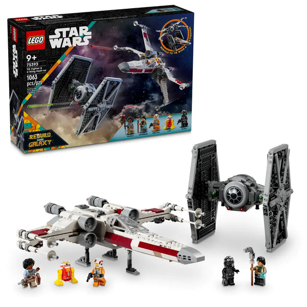 75393 Mash-up TIE Fighter e X-Wing