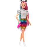 Barbie Leopard Rainbow Hair GRN81